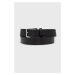 Kožený opasok Calvin Klein pánsky, čierna farba, K50K509654