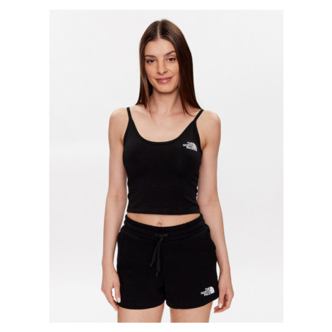 The North Face Top NF0A55AQ Čierna Cropped Fit