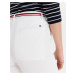 Nohavice pre ženy Tommy Hilfiger - biela