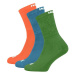 HORSEFEATHERS Ponožky Delete 3Pack - multicolor III GREEN