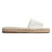 Tommy Hilfiger Espadrilky Flat Sandal FW0FW07103 Écru