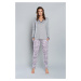Arati ́s pyjamas - long sleeves, long trousers - melange/print