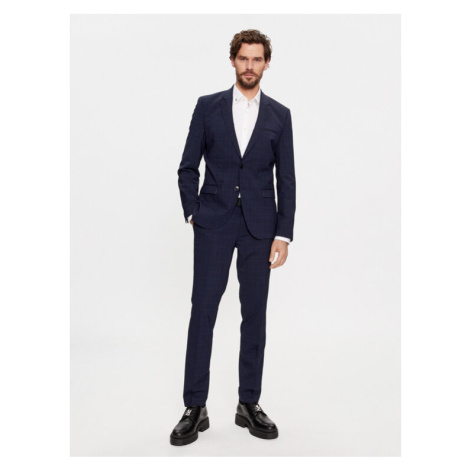 Hugo Oblek Arti/Hesten232X 50496660 Tmavomodrá Extra Slim Fit Hugo Boss