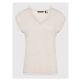 Vero Moda Tričko Filli 10247666 Béžová Regular Fit