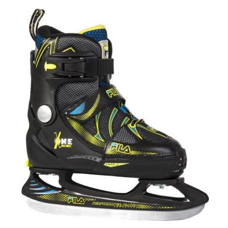 Dětské lední brusle Fila X-One Ice Blue/Lime, L, 35-38