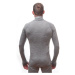 SENSOR MERINO BOLD pánske tričko dl.rukáv roll neck cool gray