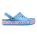 Kroksy (rekreačná obuv) CROCS Bayaband Chevron Band Clog powder blue multi