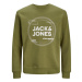 Jack&Jones Junior Mikina 12247681 Zelená Standard Fit