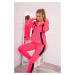 Sports set with pink neon stripes