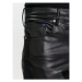 Karl Lagerfeld Jeans Kožené nohavice 240D1003 Čierna Regular Fit
