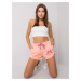 Peach Cotton Shorts Addie