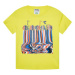 Diadora Súprava tričko a športové šortky Logo Drip 102.177131 Žltá Regular Fit