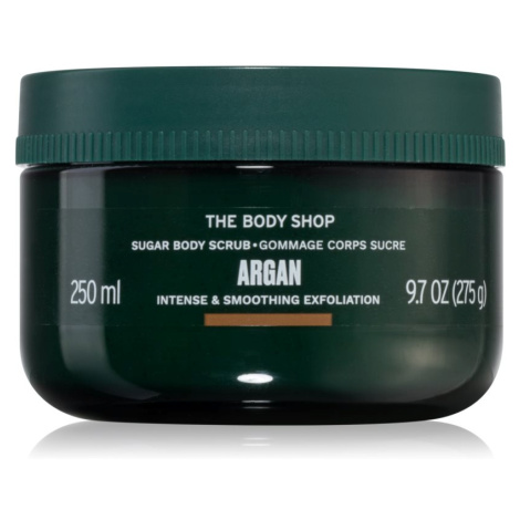 The Body Shop Argan telový peeling s arganovým olejom