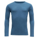 Devold LEIRA MAN TEE Pánske tričko, modrá, veľkosť