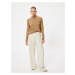 Koton Turtleneck Knitwear Sweater Long Sleeve Soft Textured