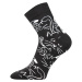 Boma Xantipa 31 Dámske vzorované ponožky BM000000816400104068 čierna