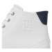 Tommy Hilfiger Sneakersy Th Hi Vulc Street Lth Ess FM0FM04897 Biela