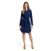 Made Of Emotion Woman's Dress M361 Navy Blue