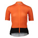 POC Cyklistický dres s krátkym rukávom - ESSENTIAL ROAD LADY - čierna/oranžová