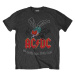 AC/DC Tričko Fly on the Wall Unisex Charcoal Grey