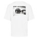 Ayrton Senna pánske tričko Heavyweight Graphic white 2024