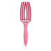 Olivia Garden Fingerbrush L´amour plochá kefa na vlasy Hot Pink