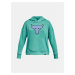 Tyrkysová mikina Under Armour Pjt Rck Brhma Bull Fleece HD