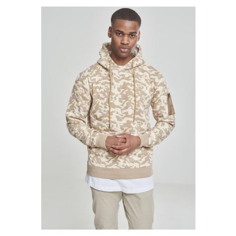 Sweat Camo Bomber Hoody Beige Camouflage Urban Classics