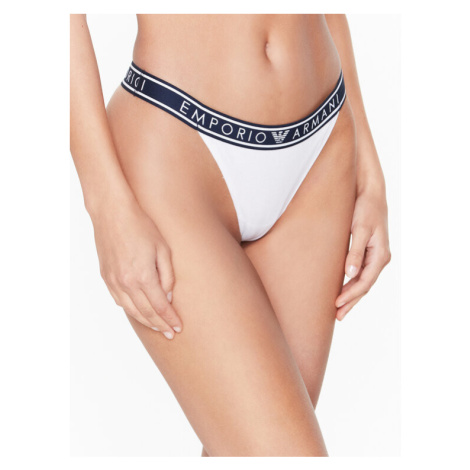Emporio Armani Underwear Súprava 2 kusov stringových nohavičiek 164522 3R227 00010 Biela