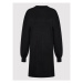Vero Moda Úpletové šaty Nancy 10249116 Čierna Relaxed Fit