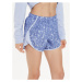 Under Armour Športové kraťasy Ua Fly By Printed Short 1382439-539 Modrá Loose Fit