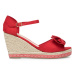 DeeZee Espadrilky WYL2710-02 Červená