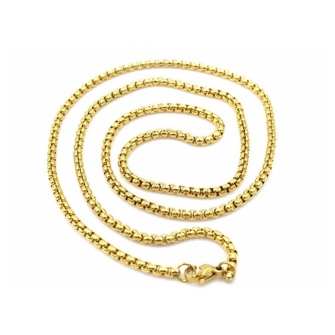 Retiazka z chirurgickej ocele Gold Wheels - 4 mm / 50-90cm