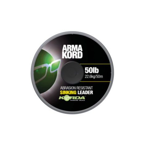 Korda šoková šnúra arma kord sinking braid 50 m - 50 lb