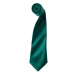 Premier Workwear Pánska saténová kravata PR750 Bottle -ca. Pantone 560