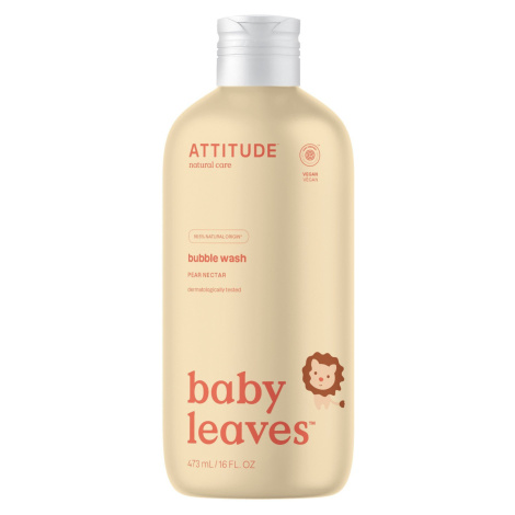 Attitude Detská pena do kúpeľa Baby leaves s vôňou hruškového džúsu 473 ml