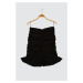 Trendyol Black Drape Detailed Skirt