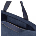 Nákupná taška cez rameno Reisenthel Shopper M Herringbone dark blue