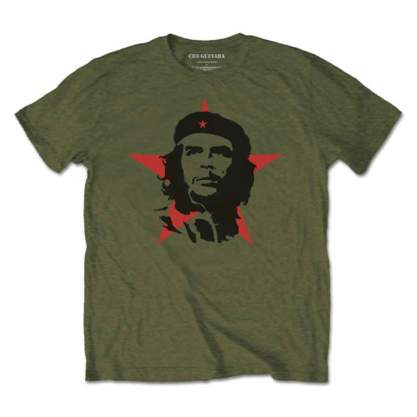 RockOff Unisex bavlnené tričko Che Guevara - zelené