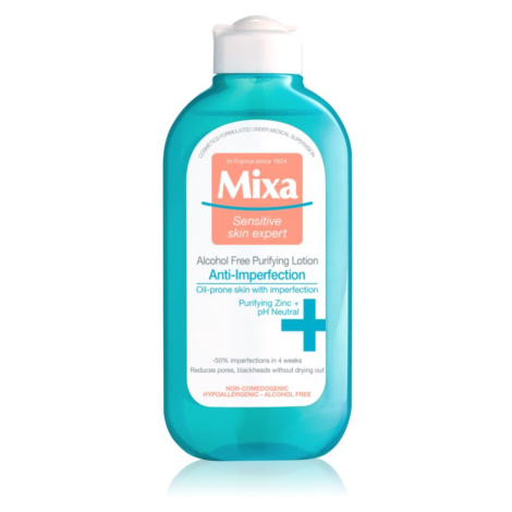 MIXA Anti-Imperfection čistiaca pleťová voda bez alkoholu