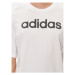 Adidas Tričko Essentials Single Jersey Linear Embroidered Logo T-Shirt IC9276 Biela Regular Fit