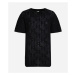 Sveter Karl Lagerfeld Monogram Knit T-Shirt Black