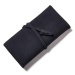 Peňaženka pre dámy v čiernej farbe s viazaním