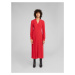 EDITED Košeľové šaty 'Leonetta'  červená