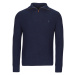 Polo Ralph Lauren  PULL 1/2 ZIP EN LAINE MELANGE  Svetre Námornícka modrá