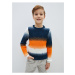 LC Waikiki Lw - Crew Neck Color Block Long Sleeve Boy's Knitwear Sweater