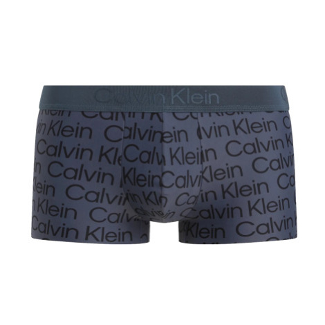 Pánske boxerky CALVIN KLEIN 1 PACK-LOW RISE TRUNK-MESH LOGO_INK