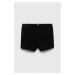Detské krátke nohavice Puma ESS+ Shorts TR G čierna farba, s potlačou, nastaviteľný pás