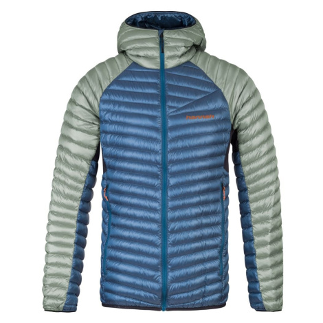 Men's down jacket Hannah MIO HOODY lily pad/sailor blue