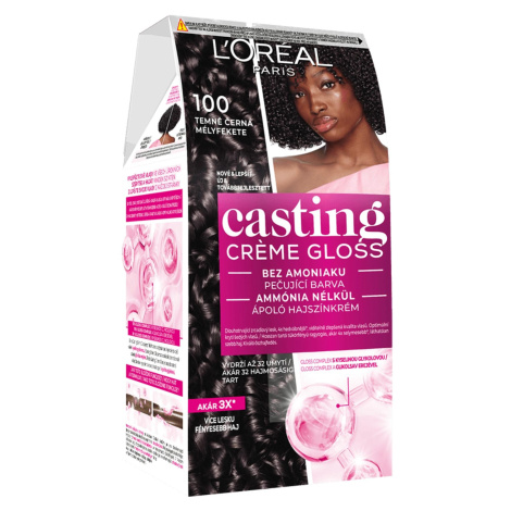 Preliv bez amoniaku Loréal Casting Créme Gloss - 100 temne čierna - L’Oréal Paris + darček zadar